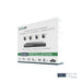 White, Green and Blue Camera and NVR PRTKIT-8MP8CHTX8-2T Kit Part of InVid Tech's Protect Series.