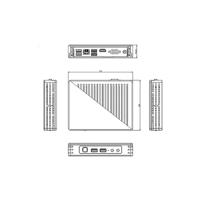 Mini Standalone CMS Server, Model PS1A-MINISERVER, Paramont Series.