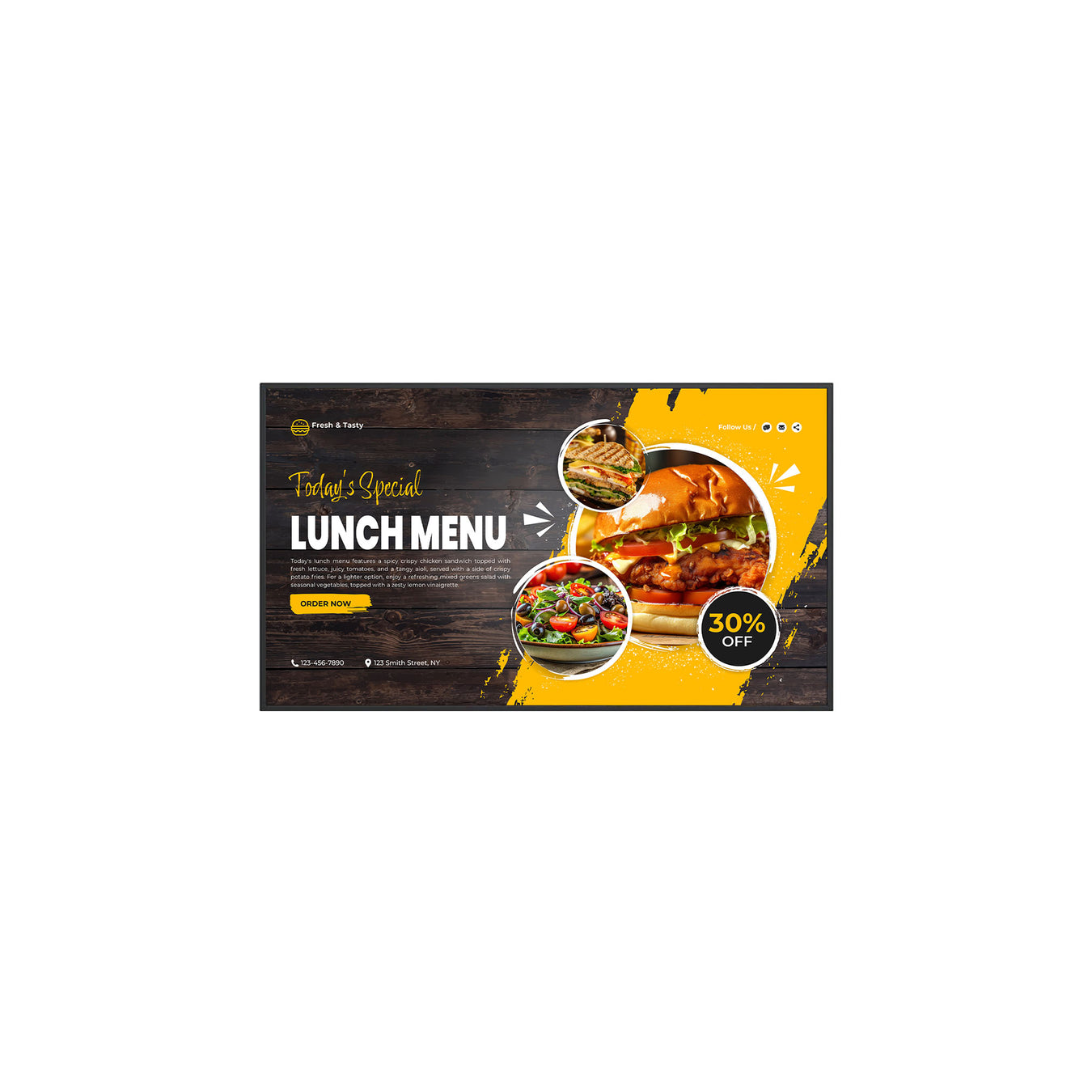 Digital Signage - Menu