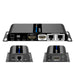 Black HDMI 1X2 Splitter, Model INV-AV131PRO1X2, InVidTech. 