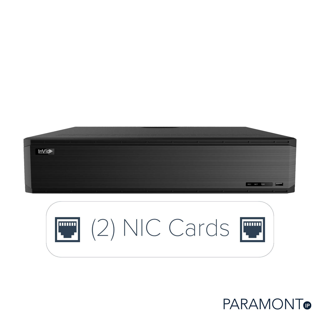 PN3A-32X16FNH: 32 Ch NVR with 16 PnP Ports, (2) NIC Cards — Invidtech