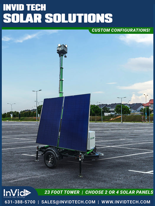 INVID-TTSST800: Mobile Solar Surveilance Trailer