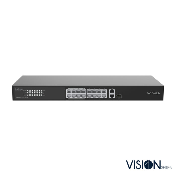 VIS-LRPOE16-2MAN: Managed PoE Switch