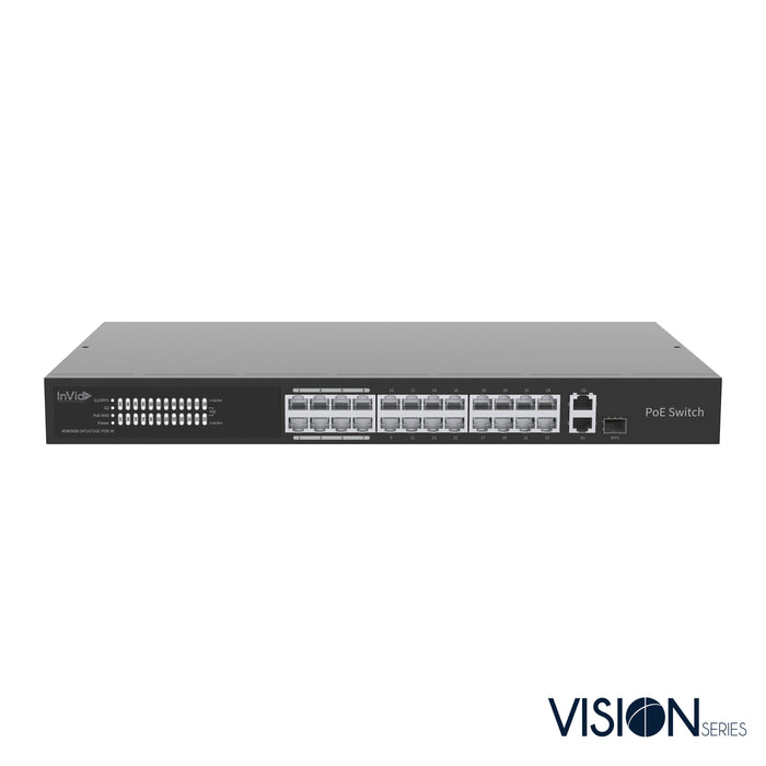 VIS-LRPOE24-2MAN: Managed PoE Switch