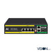 Black 4 Port PoE Switch, Model VIS-POE4-1FG, Vision Series. 