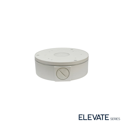 White Junction Box, Model ELEV-JB3, Elevate Series. 