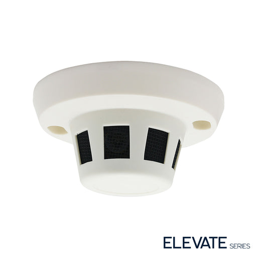 5 Megapixel White Smoke Detector Housing Camera, Model ELEV-P5SMOKE, Elevate Series. 