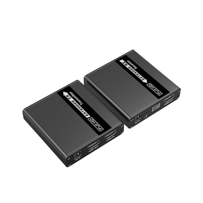Black HDMI Extender, Model INV-AV2294KEX, InVidTech.