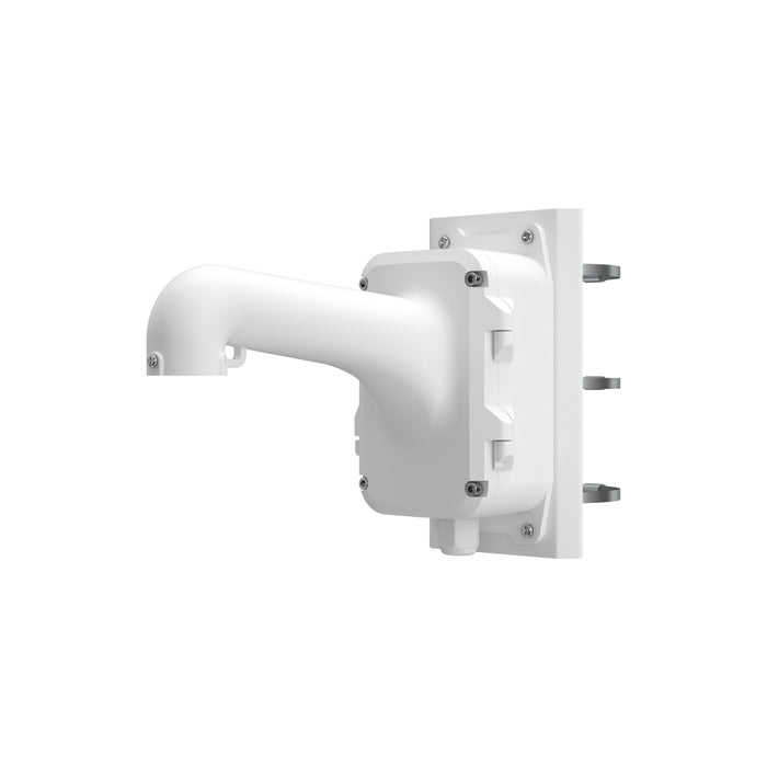 White Pole Mount and Junction Box , Model IPM-PTZWALLJBPOLE, Paramont Series. 
