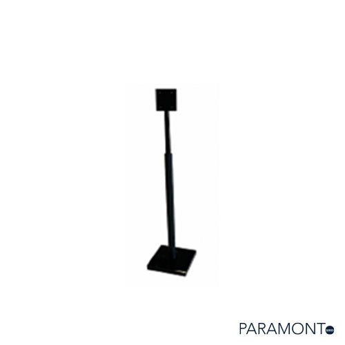 Black Pedestal Stand, Model IPM-TABLETPED, Paramont Series. 