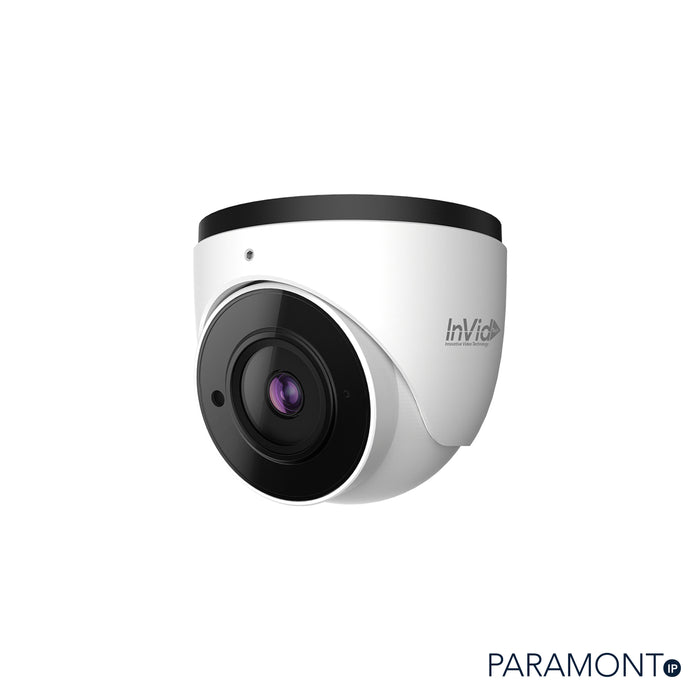 5 Megapixel White and Black Turret Camera, Model PAR-P5TXIR28-LC, Paramont Series.