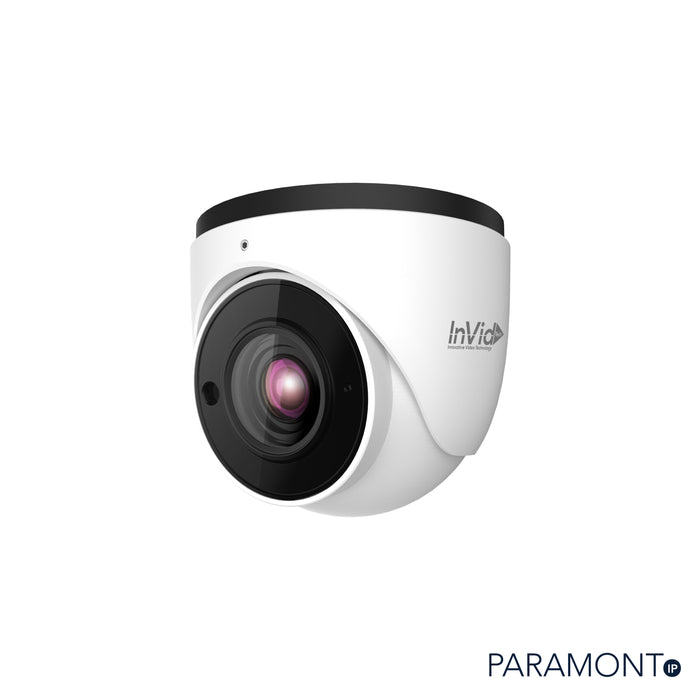 5 Megapixel White and Black Turret Camera, Model PAR-P5TXIRA2812-LC, Paramont Series.