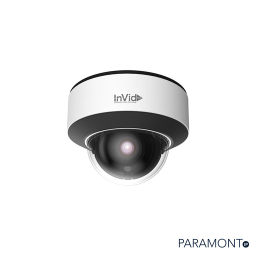 8 Megapixel White and Black Dome Camera, Model PAR-P8DRIR28-LC, Paramont Series.