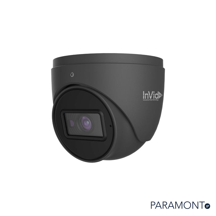 8 Megapixel Black Turret Camera, Model PAR-P8TXIR28BNH-AI, Paramont Series.