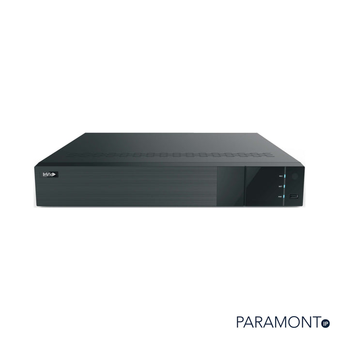 16 Channel Black NVR Recorder, Model PN3A-16X16F, Paramont Series.