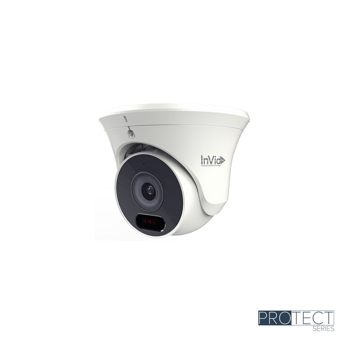 8 Megapixel White Turret Camera, Model PRT-P8TXIR28-AI, Protect Series.