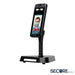 Black Tablet Desk mount for Facial Recognition Terminal, Model SEC-TABLETDESK, Secure Series 