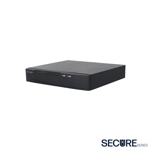 4 Channel Black Security NVR Recorder, Model SN1A-4X4T, Secure Series.