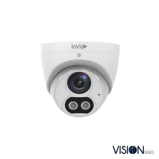 4 Megapixel White Turret Camera, Model VIS-P4TXIR28NH-2WAY, Vision Series.