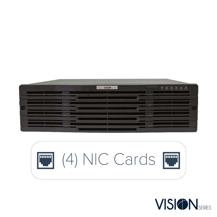 64 Channel Black Security NVR Recorder, Model VN2A-64, Vision Series.