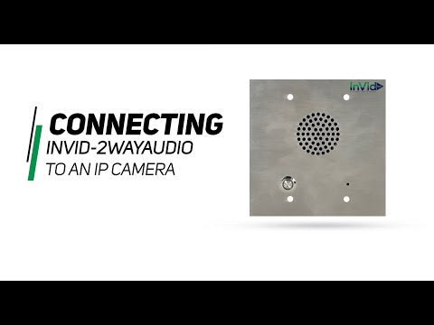 Intercom with Built-in Speaker, Model INVID-2WAYAUDIO, InVidTech.